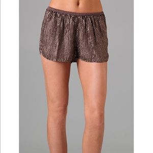 Dallin Chase Sebastian Sequined Shorts NWOT